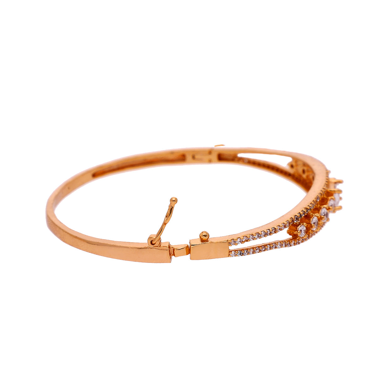 Gold Plated Classic Dainty Cubic Zirconia Bracelet
