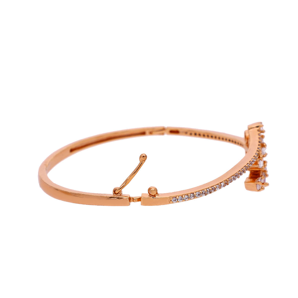 Gold Plated Dainty Modern Cubic Zirconia Bracelet