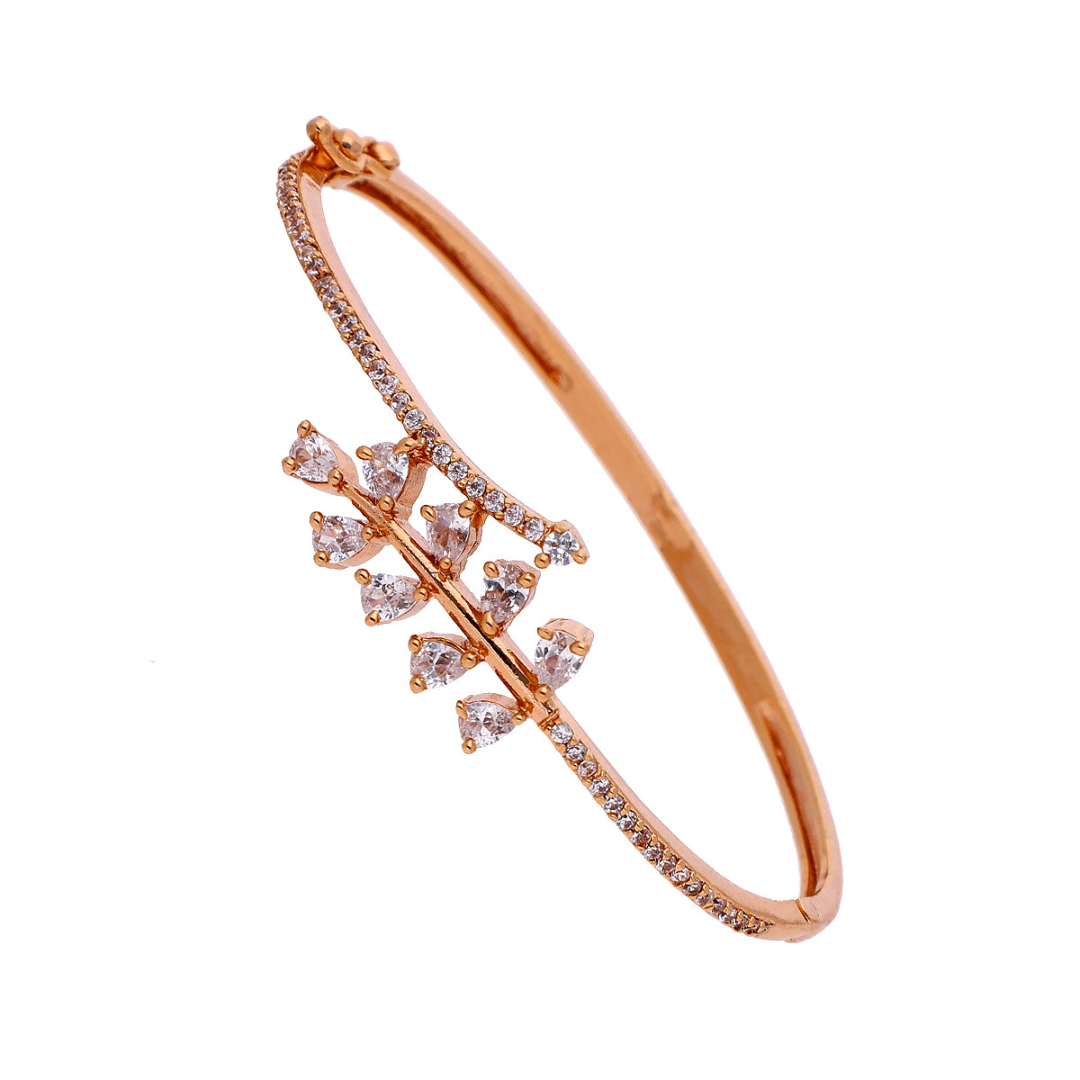 Gold Plated Dainty Modern Cubic Zirconia Bracelet