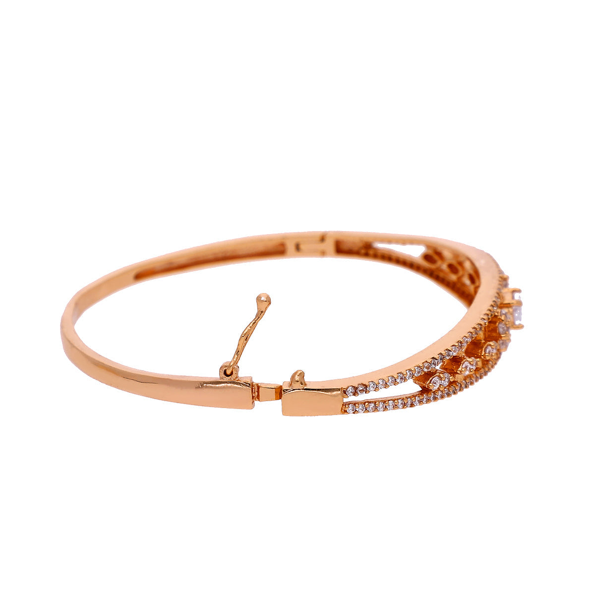 Gold Plated Dainty Graceful Cubic Zirconia Bracelet
