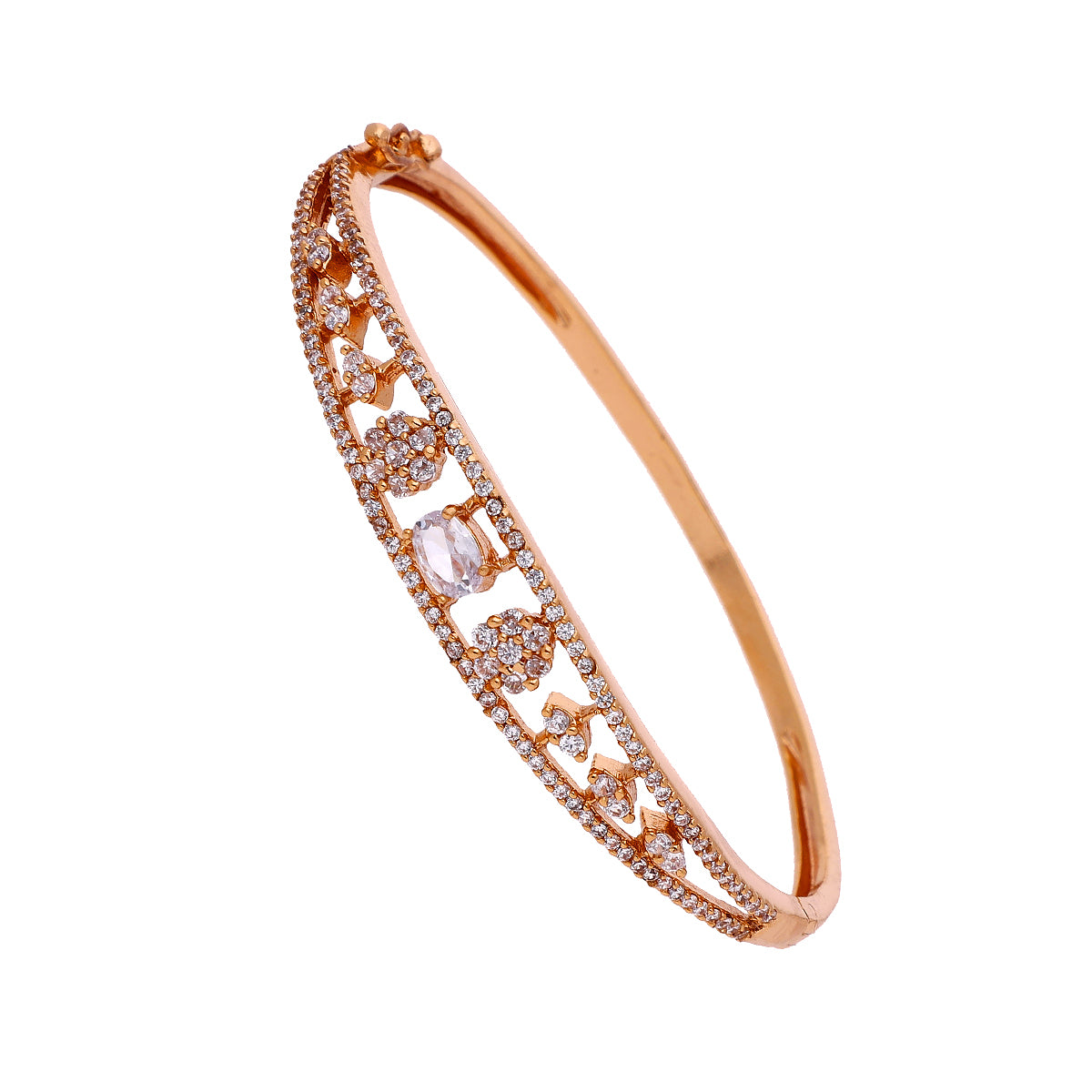 Gold Plated Dainty Graceful Cubic Zirconia Bracelet