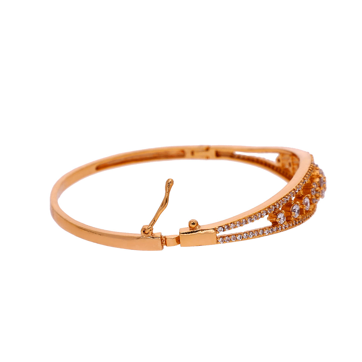 Gold Plated Dainty Everyday Cubic Zirconia Bracelet