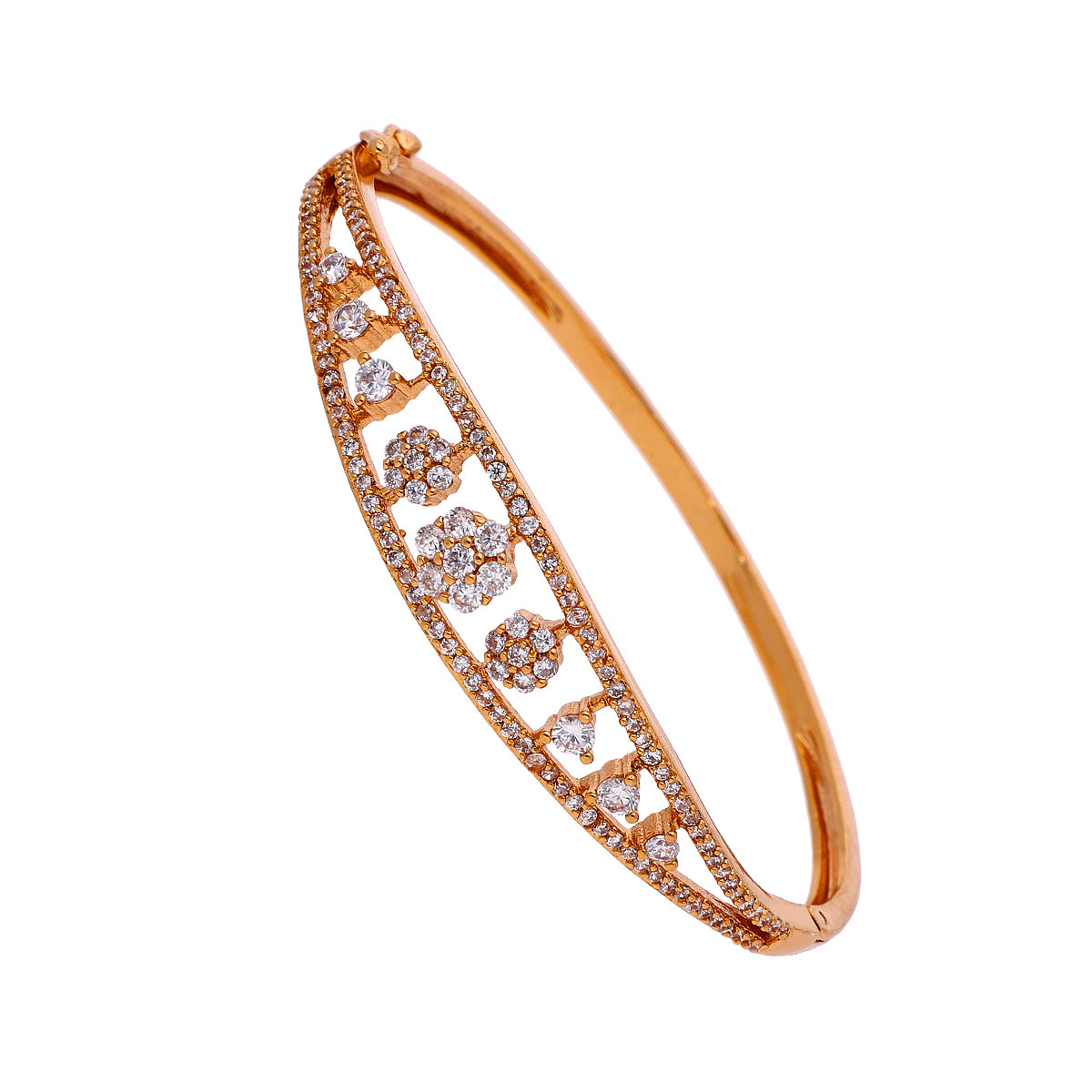 Gold Plated Dainty Everyday Cubic Zirconia Bracelet