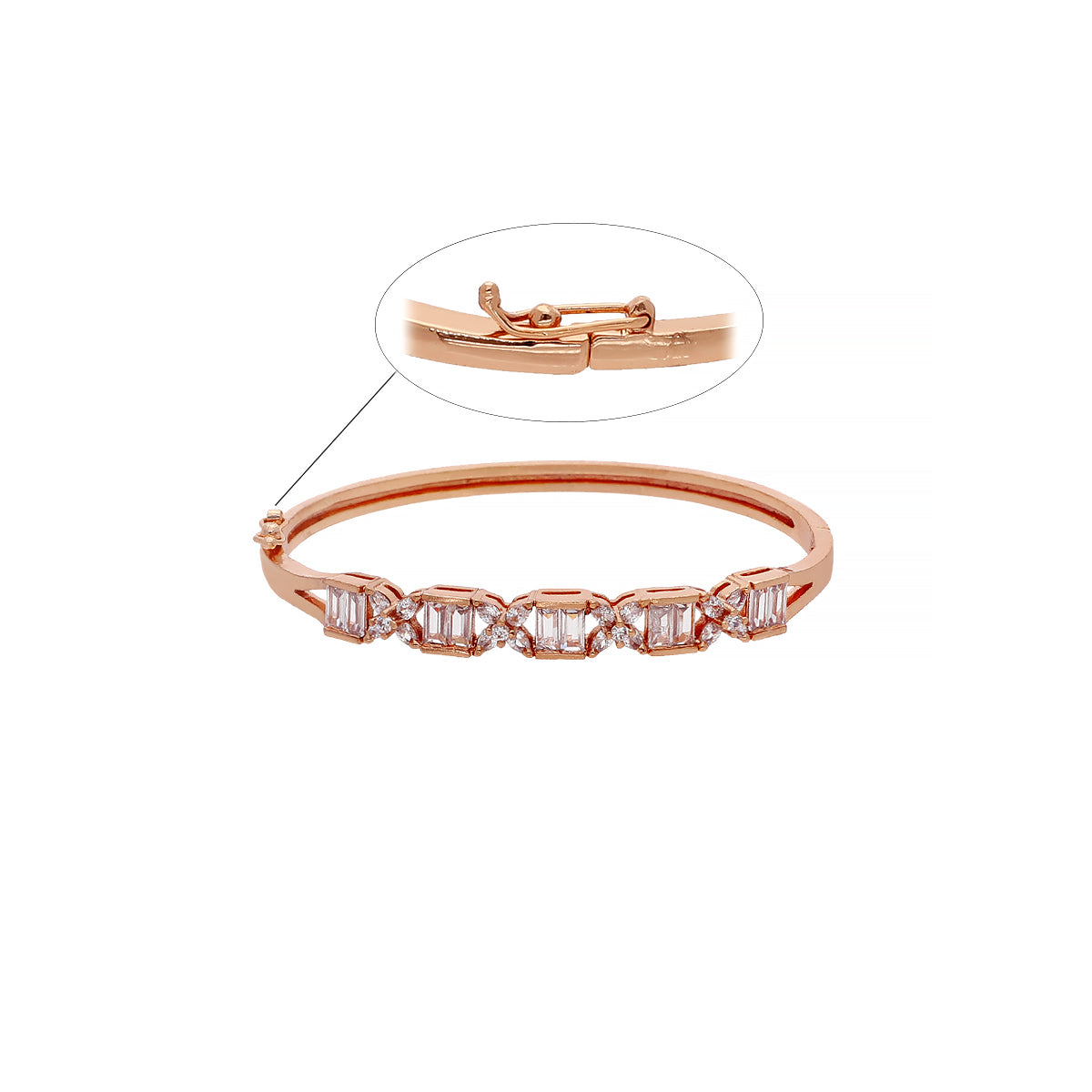 Gold Plated Classic Kada Bracelet