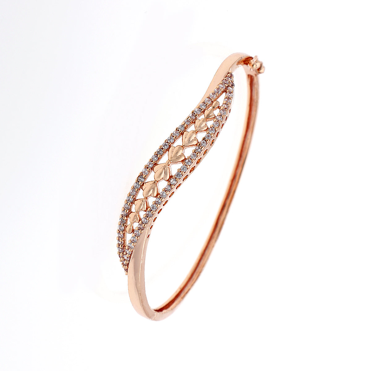 Gold Plated Dainty Kada Bracelet