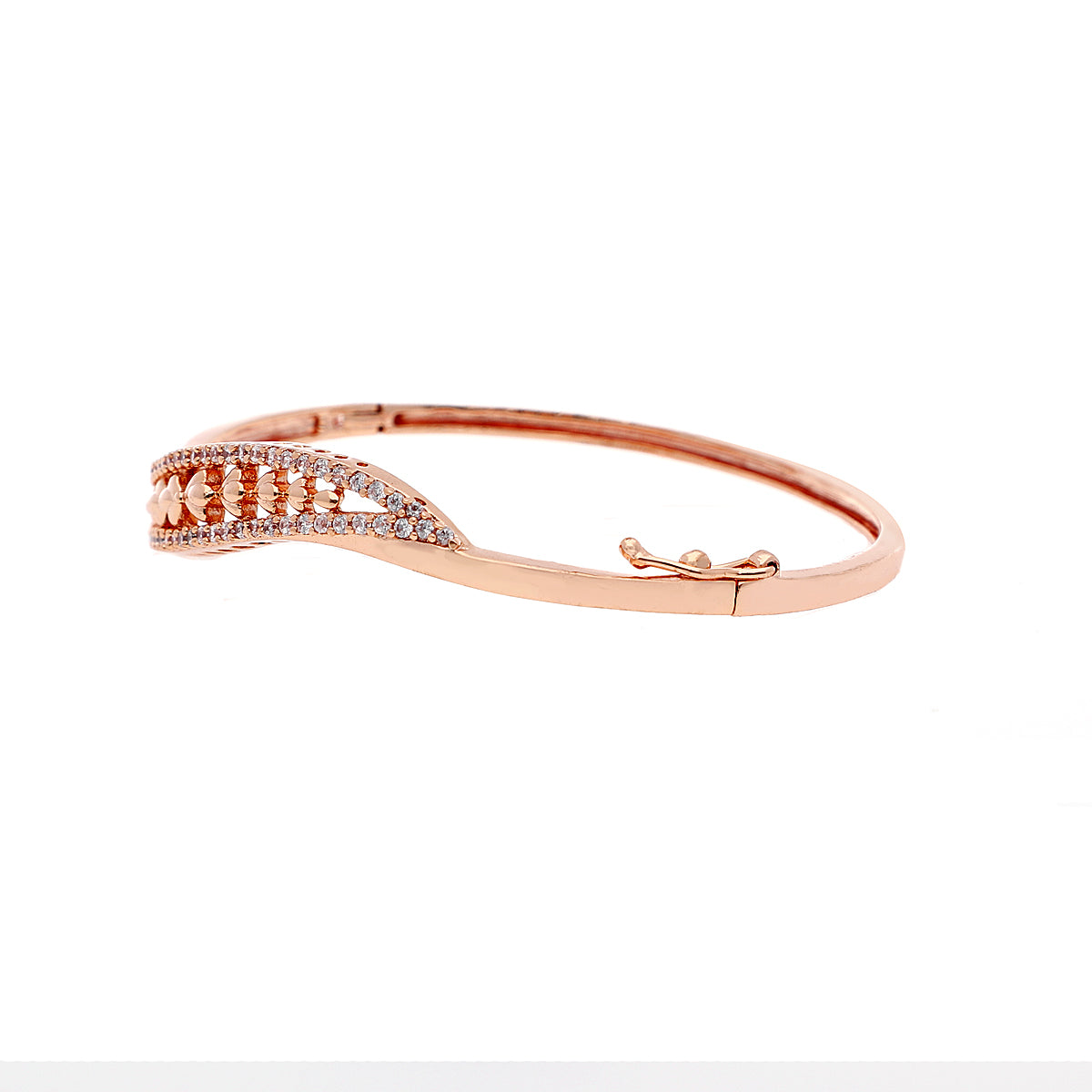 Gold Plated Dainty Kada Bracelet
