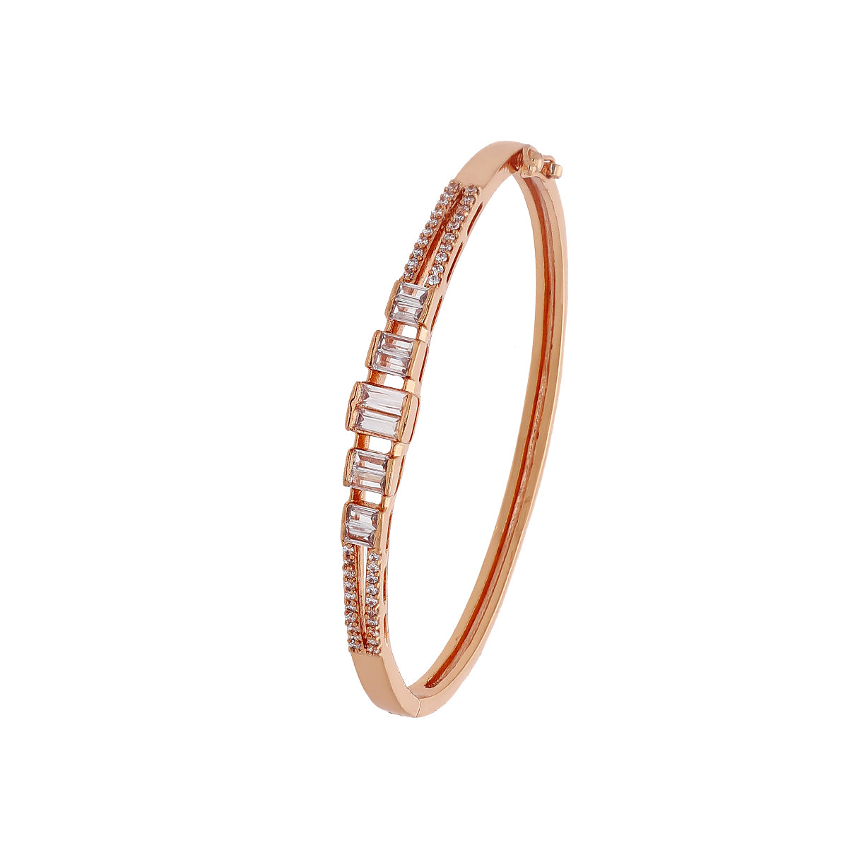 Gold Plated Dainty Kada Bracelet