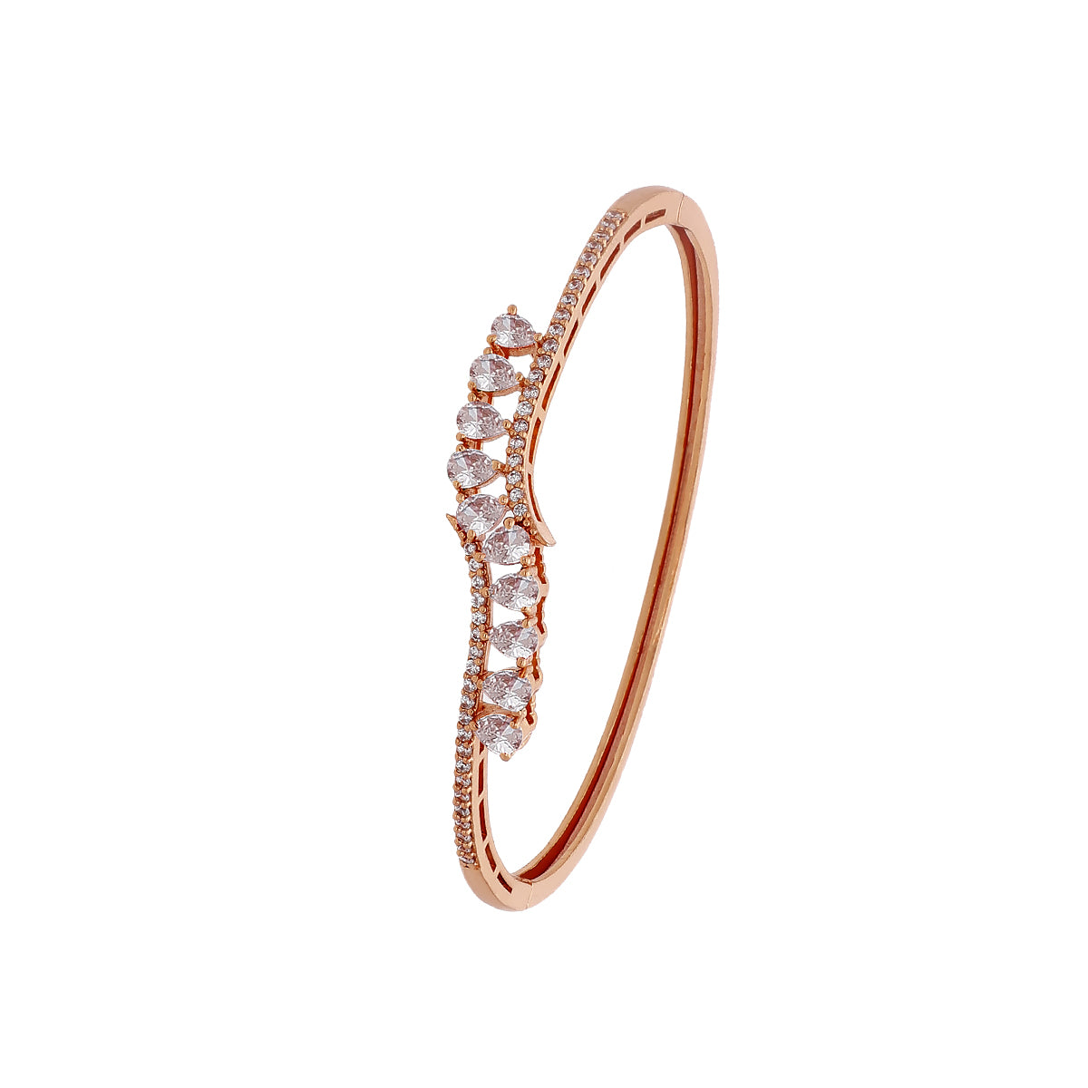 Gold Plated Chic Kada Bracelet