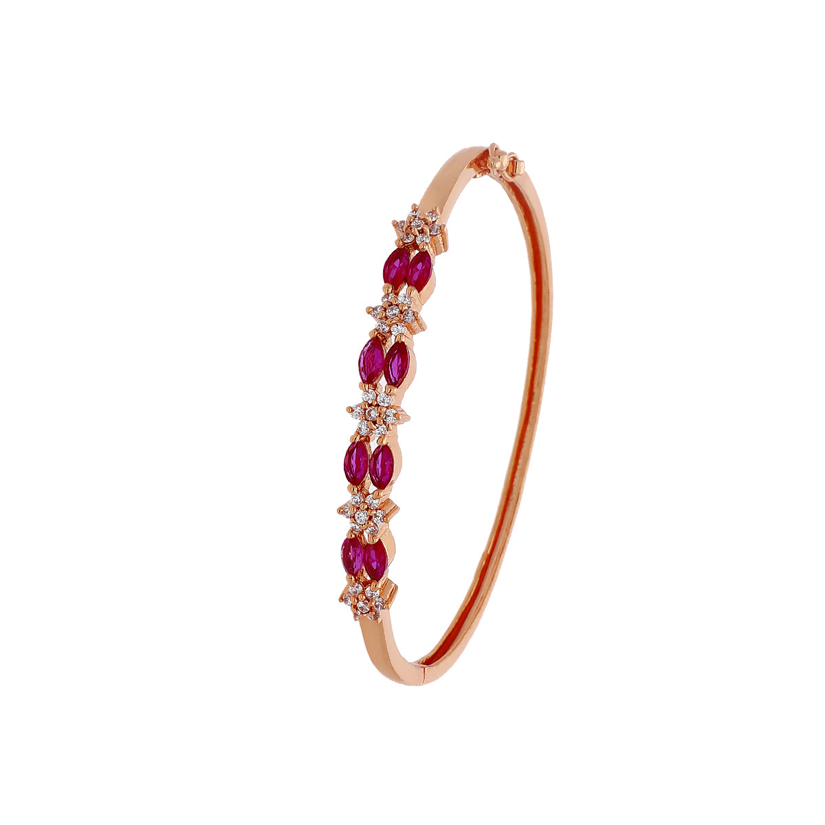 Gold Plated Delicate Kada Bracelet