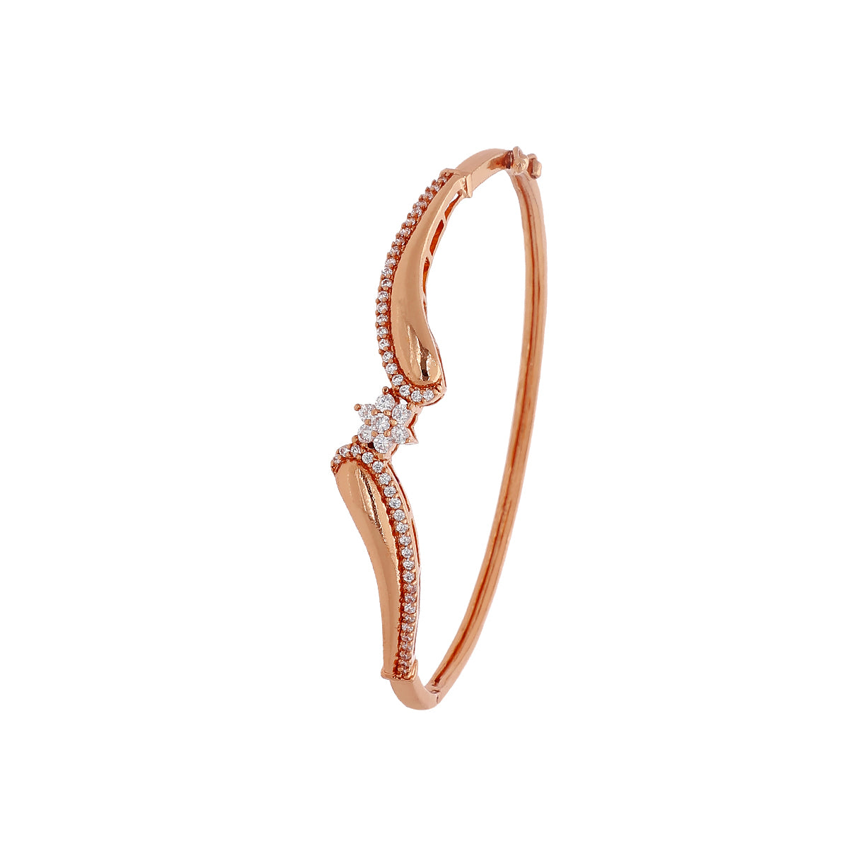 Gold Plated Statement Kada Bracelet