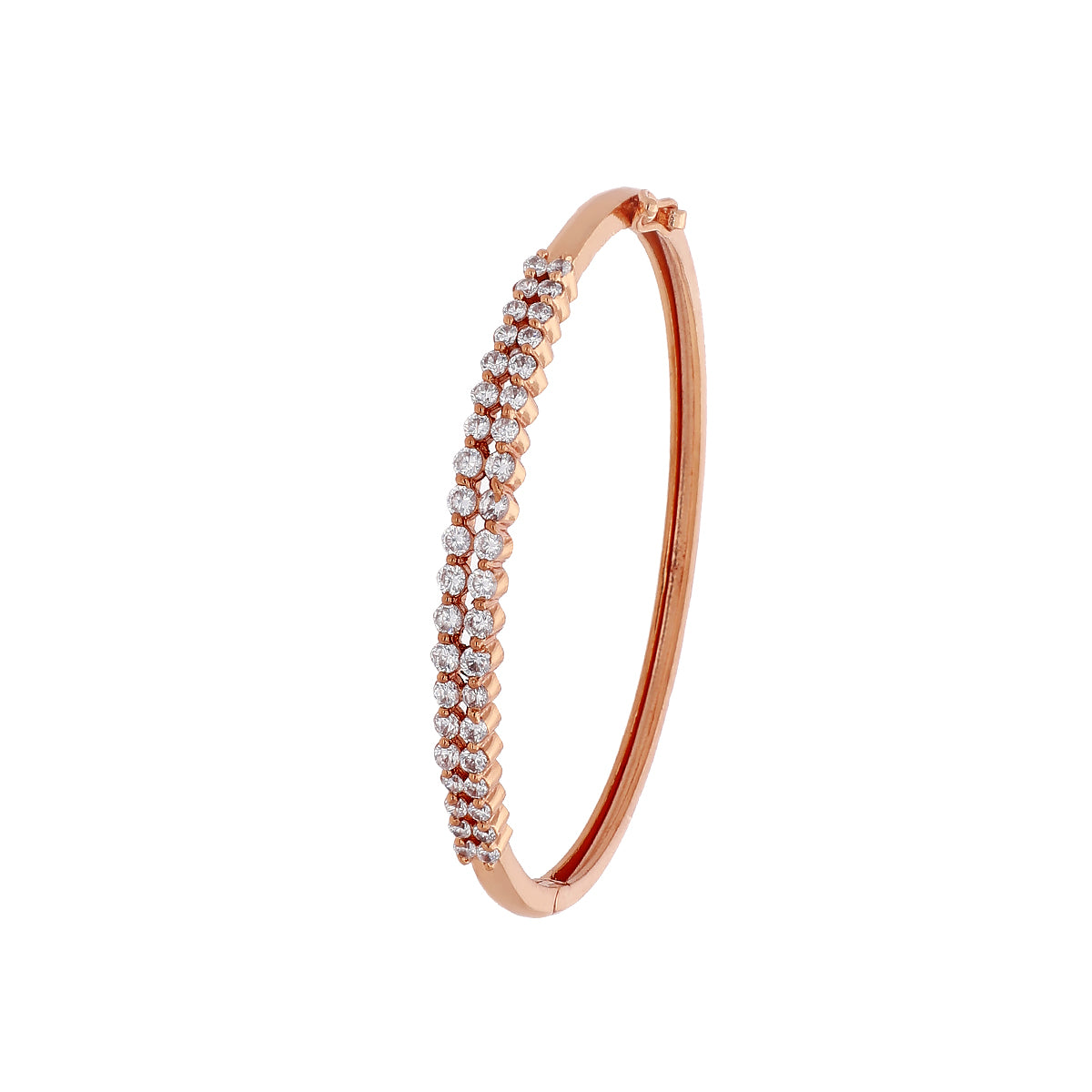 Gold Plated Modern Kada Bracelet