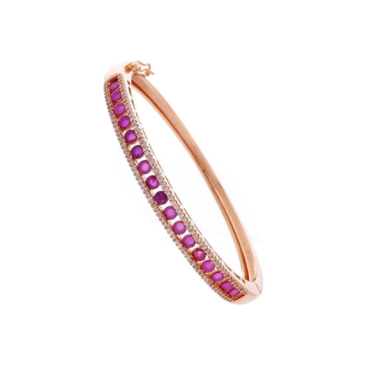 Pink Stone Line Bracelet