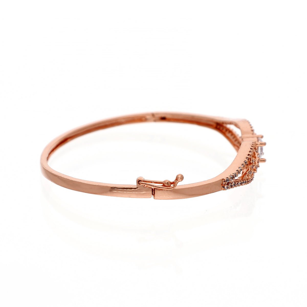 Gold Plated Delicate Kada Bracelet