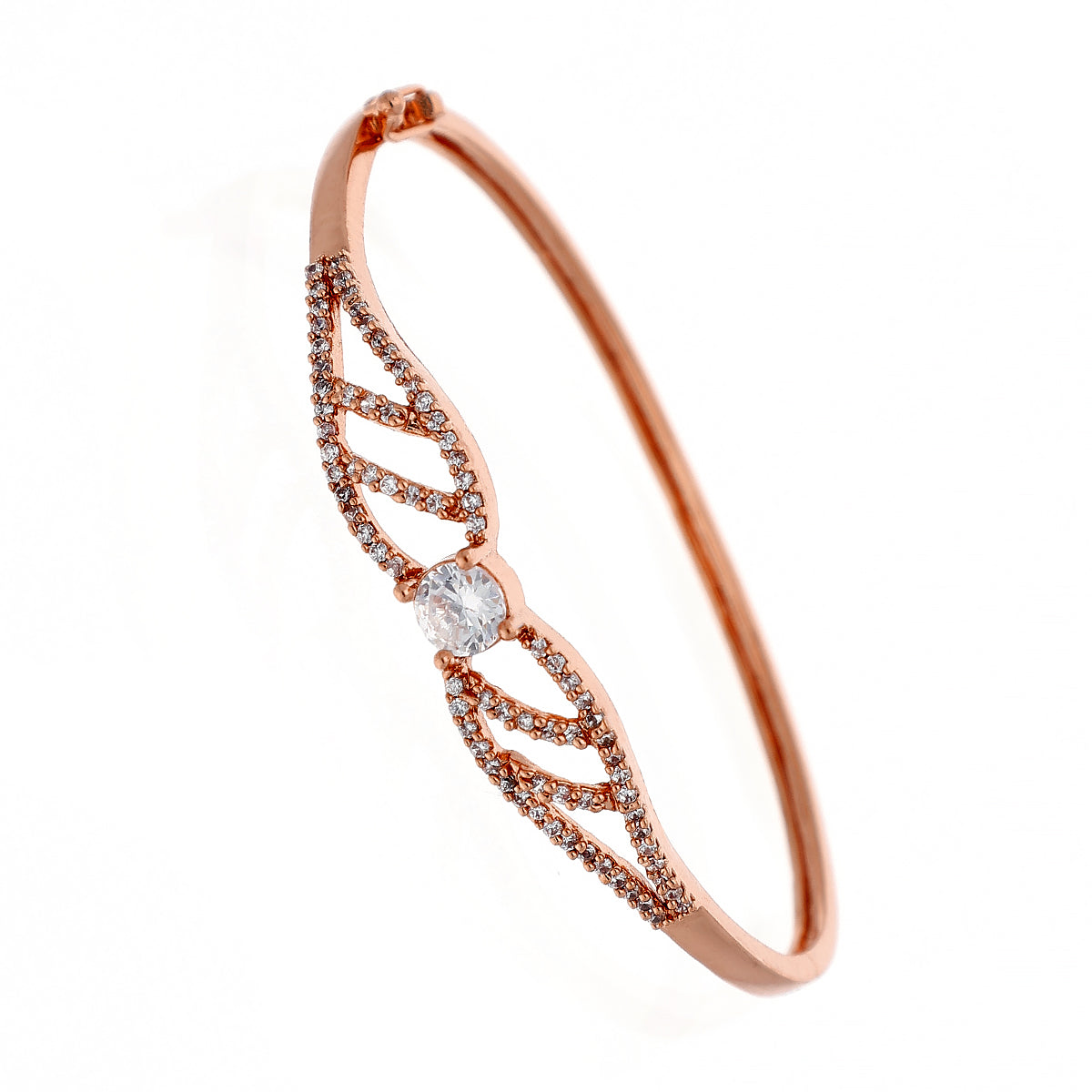Gold Plated Delicate Kada Bracelet