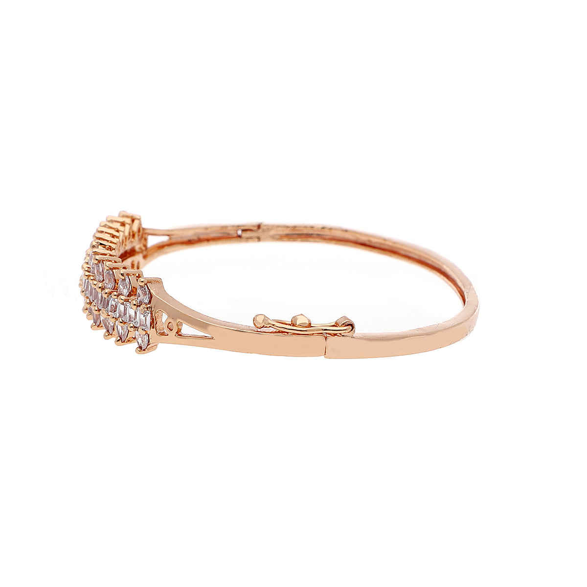 Gold Plated Modern Kada Bracelet