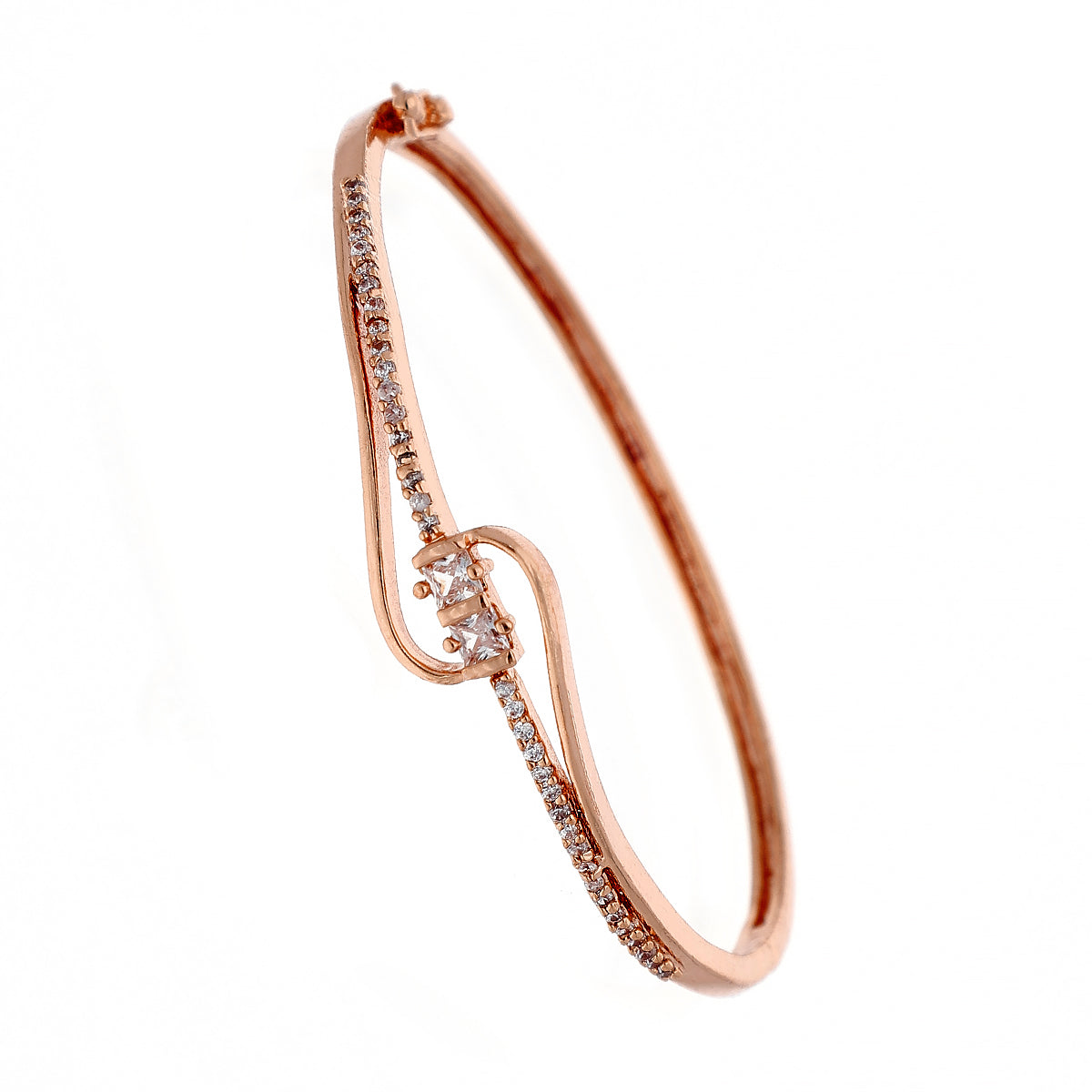 Gold Plated Chic Kada Bracelet