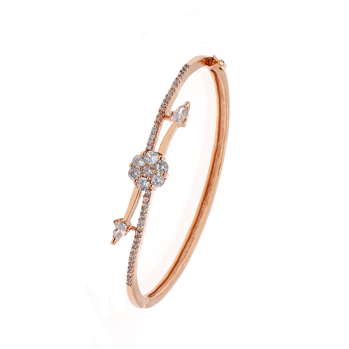 Gold Plated Delicate Kada Bracelet