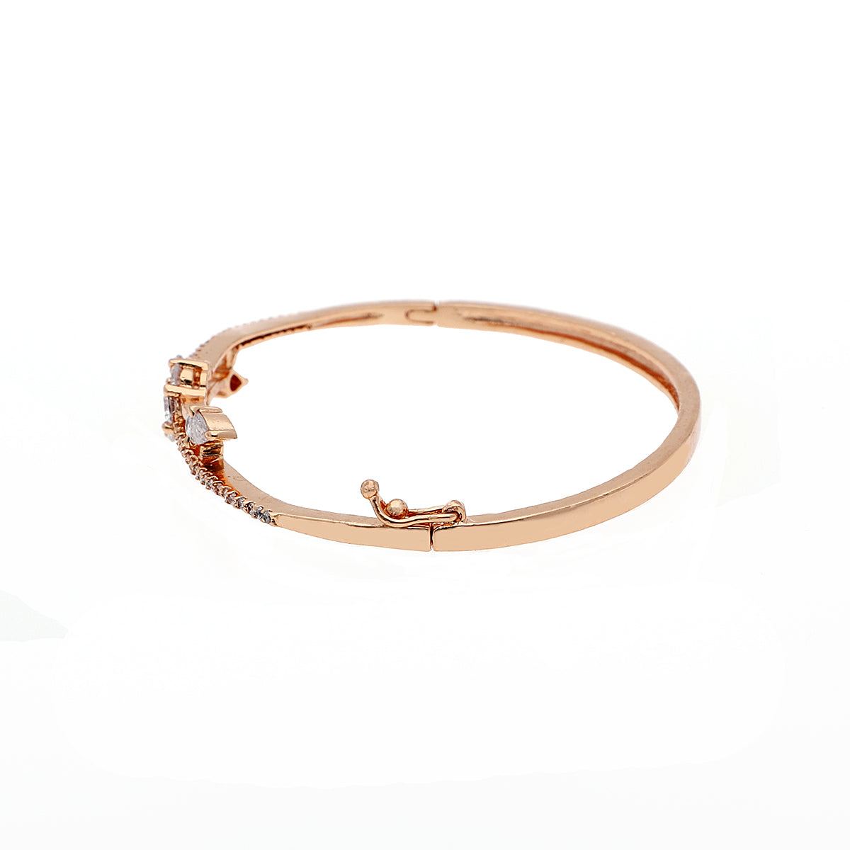 Gold Plated Delicate Kada Bracelet
