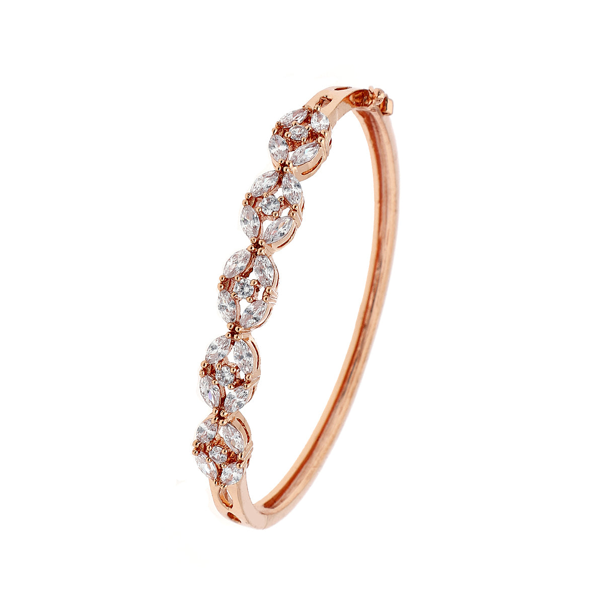 Gold Plated Statement Kada Bracelet