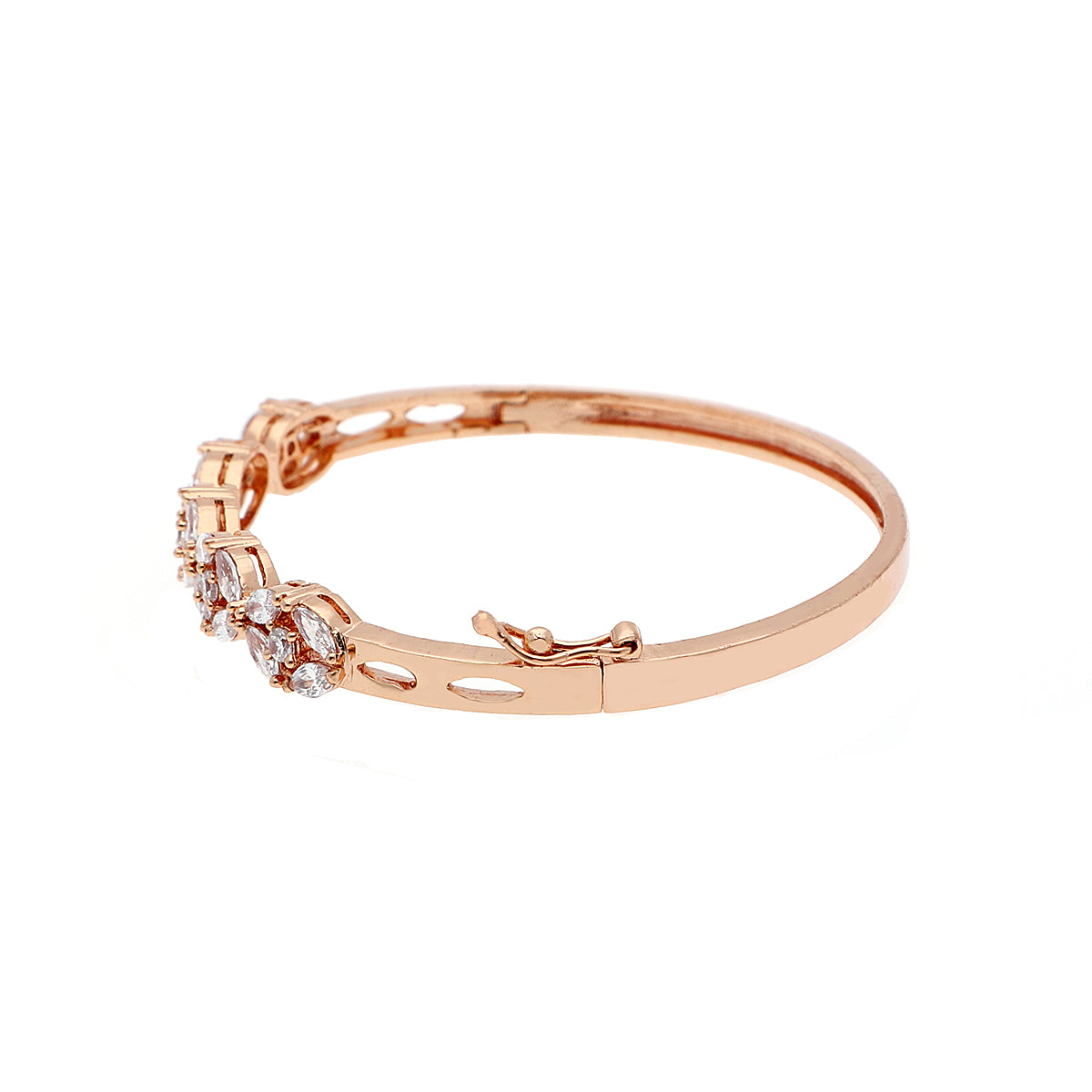 Gold Plated Statement Kada Bracelet