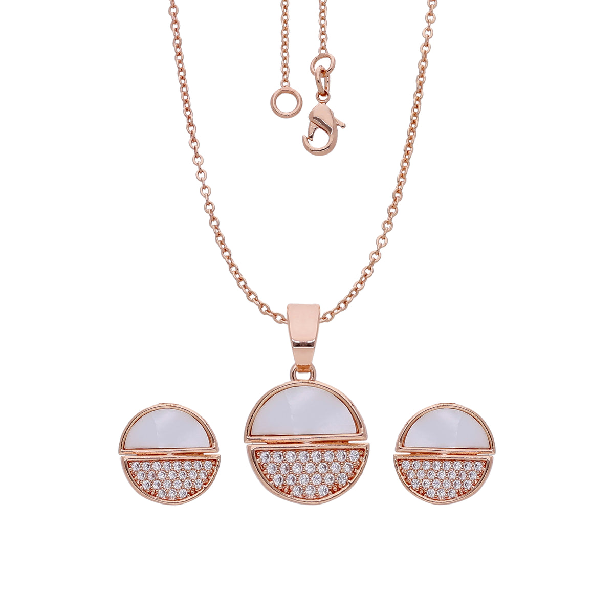 Round Pearl Necklace Set