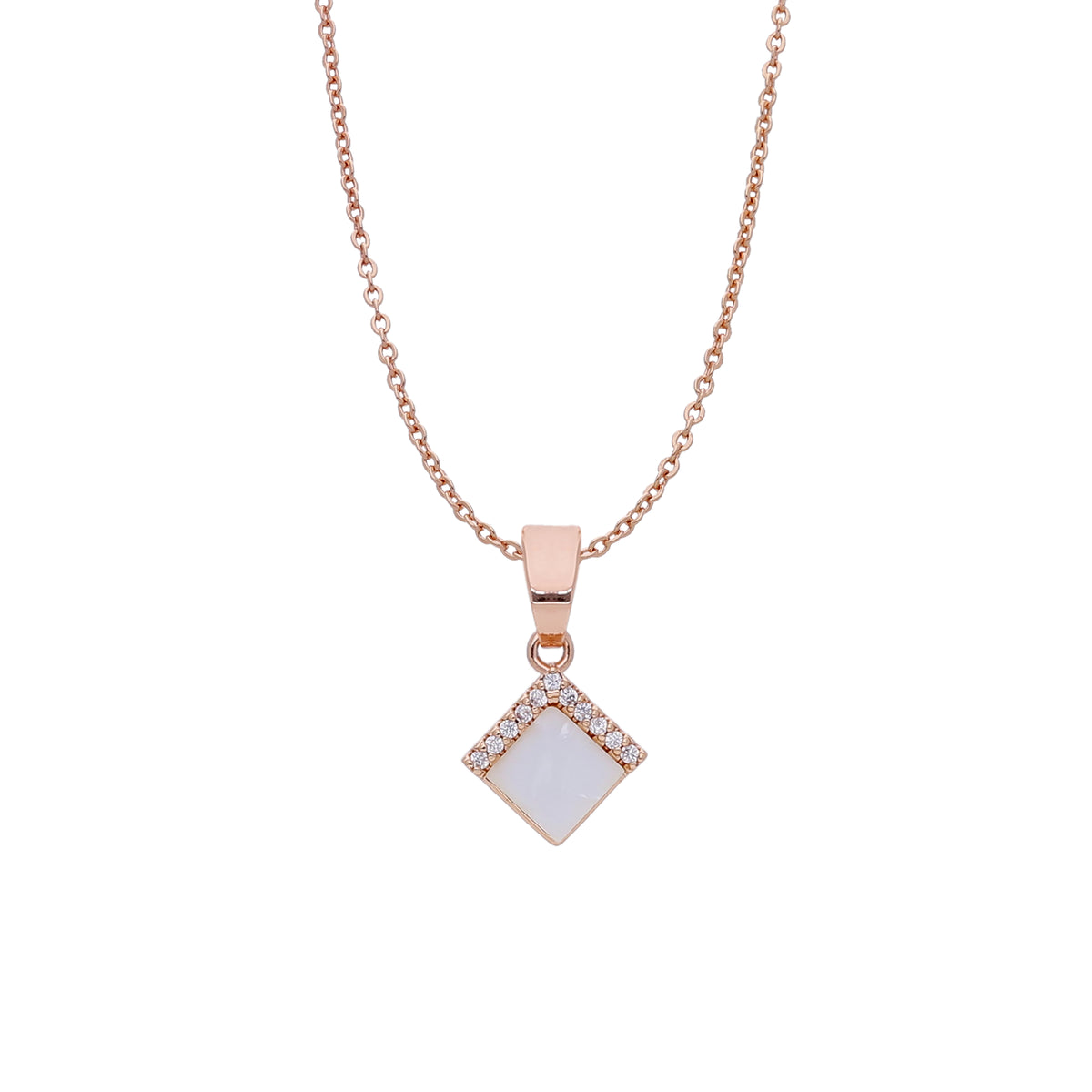 Square Pearl Necklace Set
