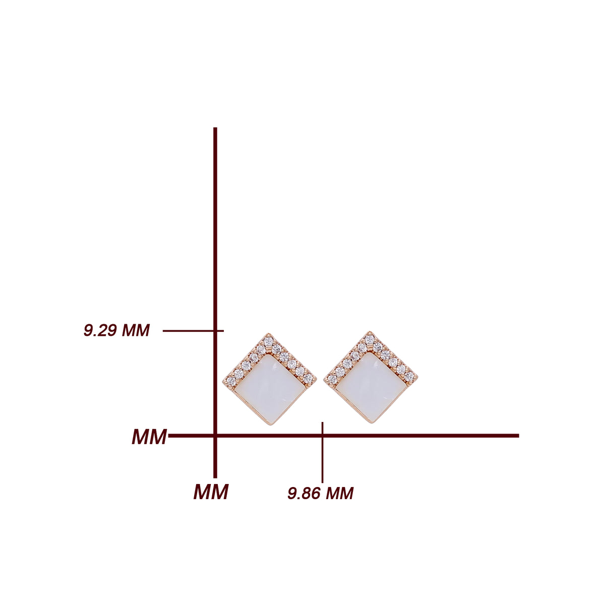 Square Pearl Necklace Set