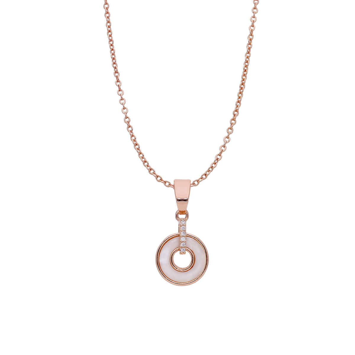Round Ring Necklace Set