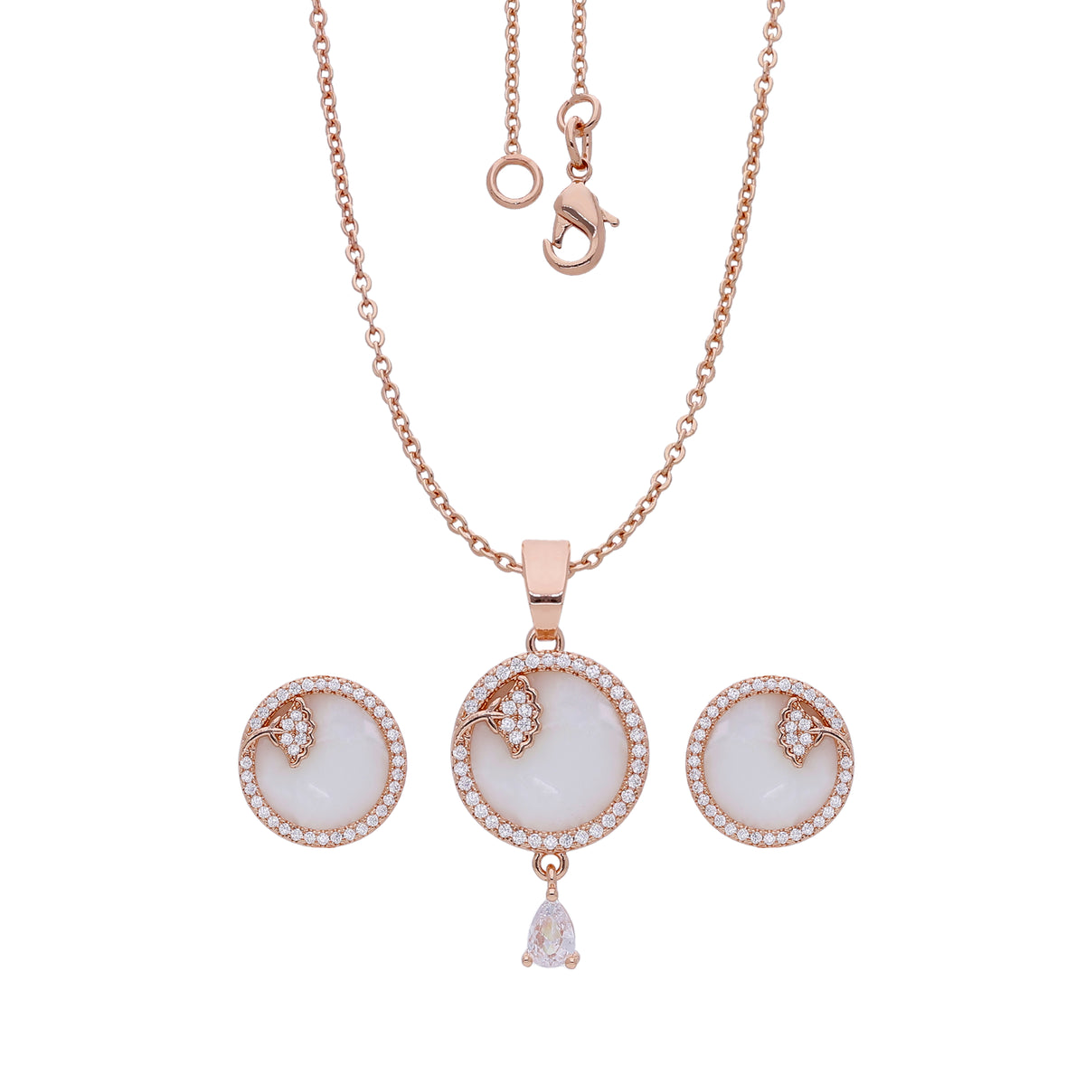 Pearl Drop Necklace Set