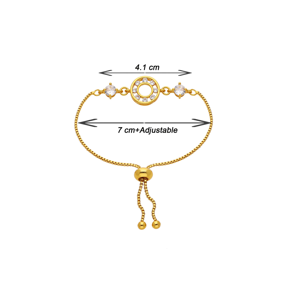Gold Plated Dainty Minimal Bracelet