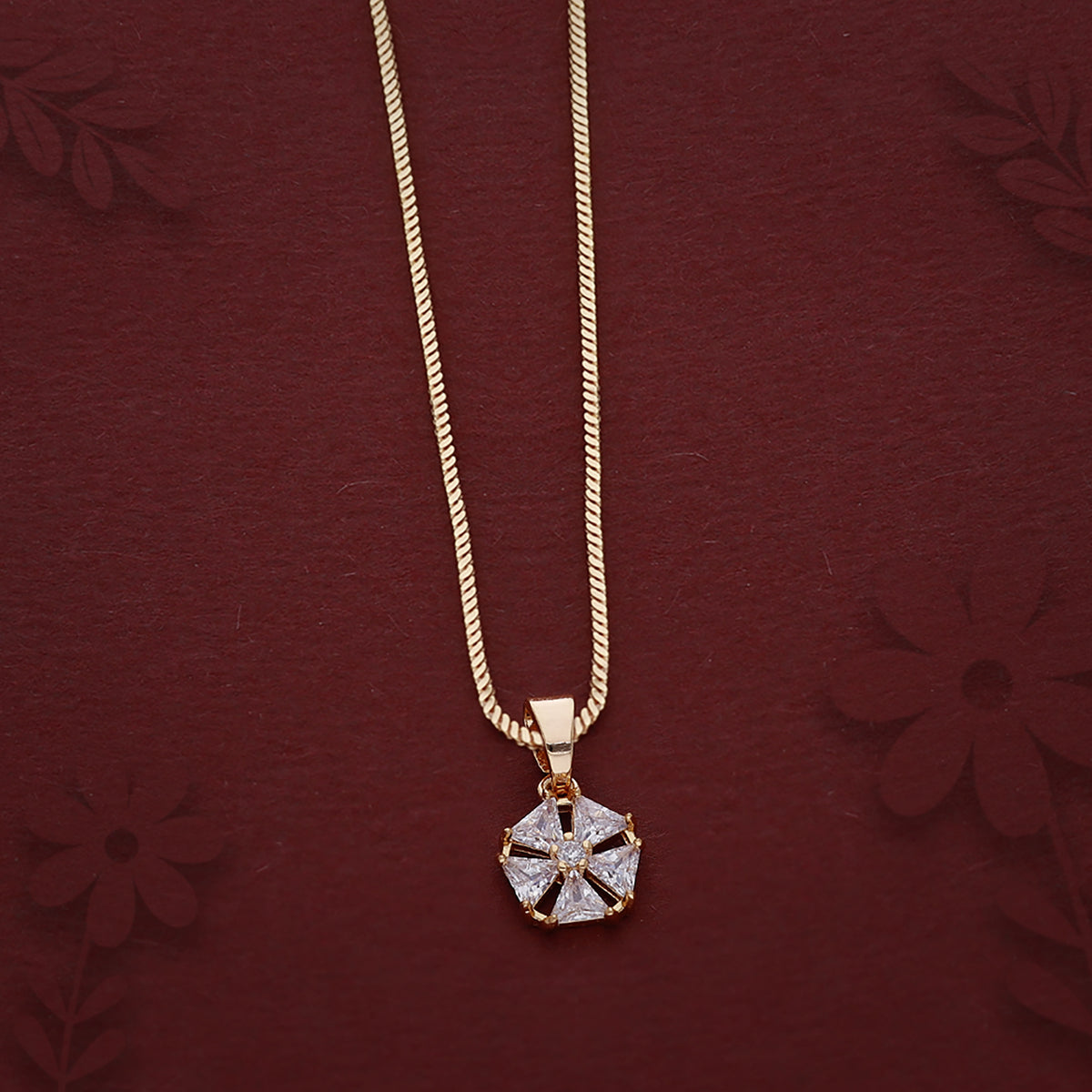 Flower Charm Necklace