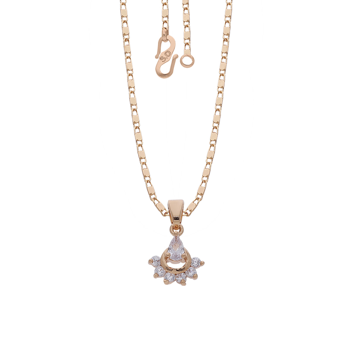 Floral Drop Necklace
