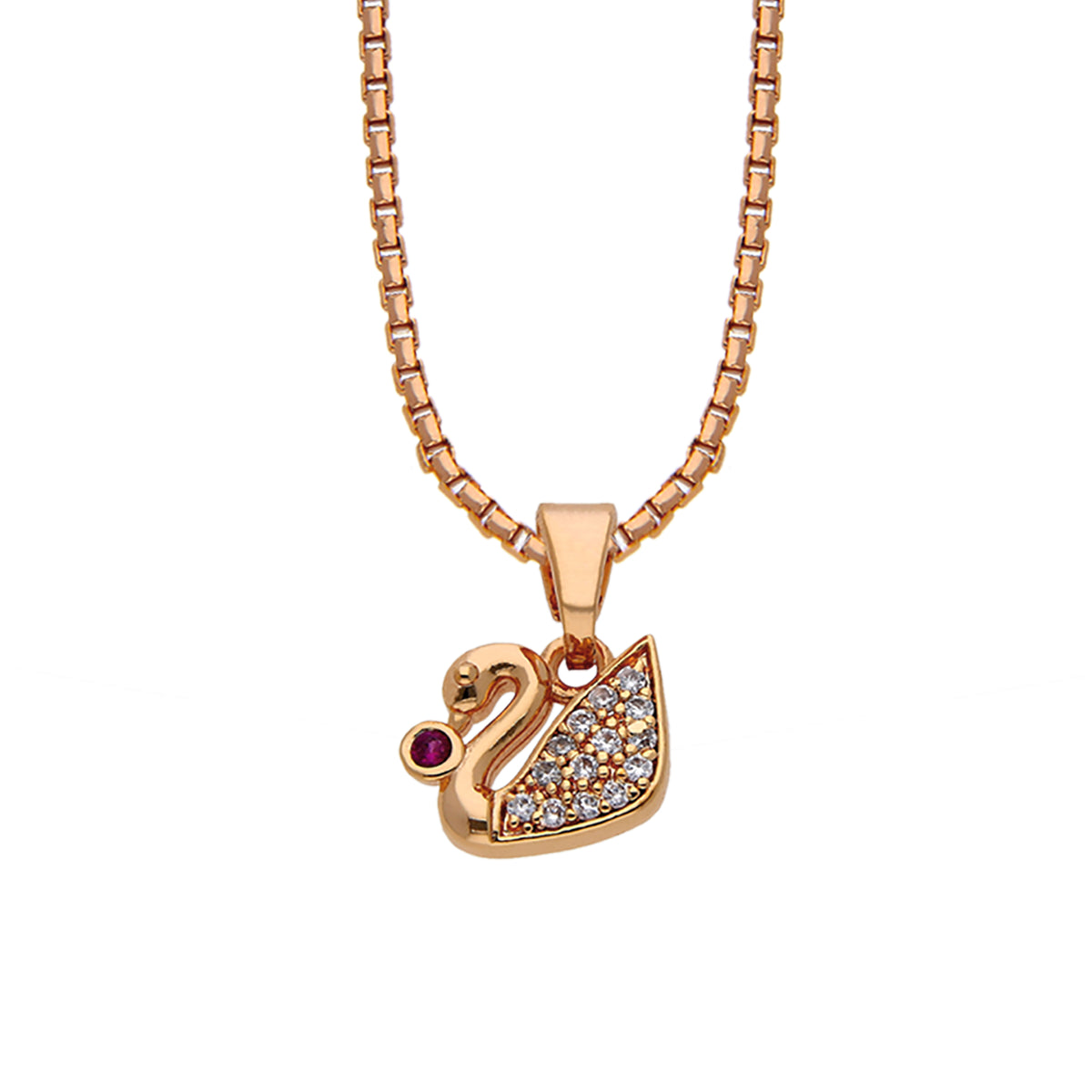 Swan Pendant Necklace