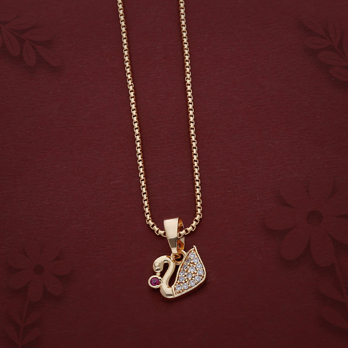 Swan Pendant Necklace