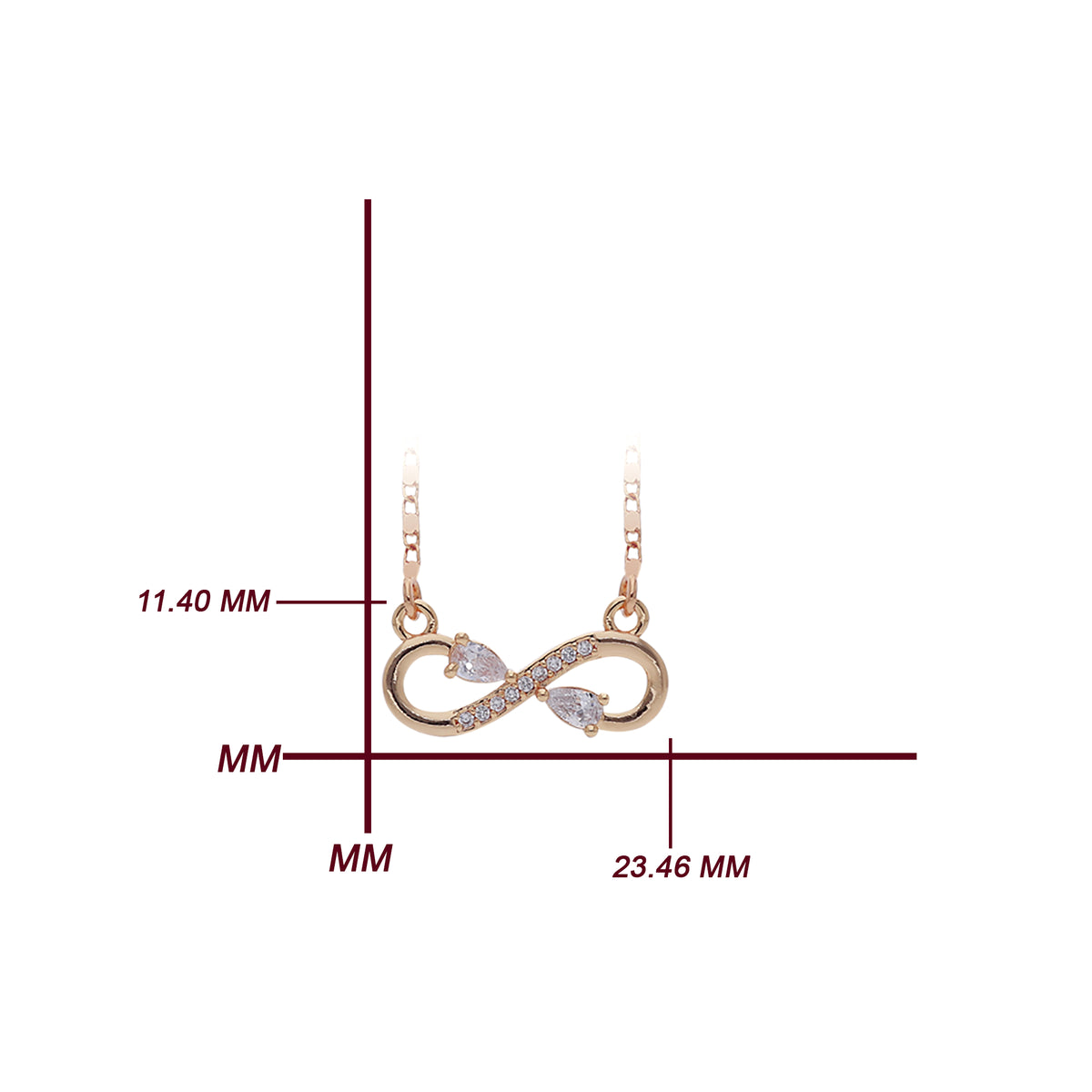 Infinity Bow Necklace