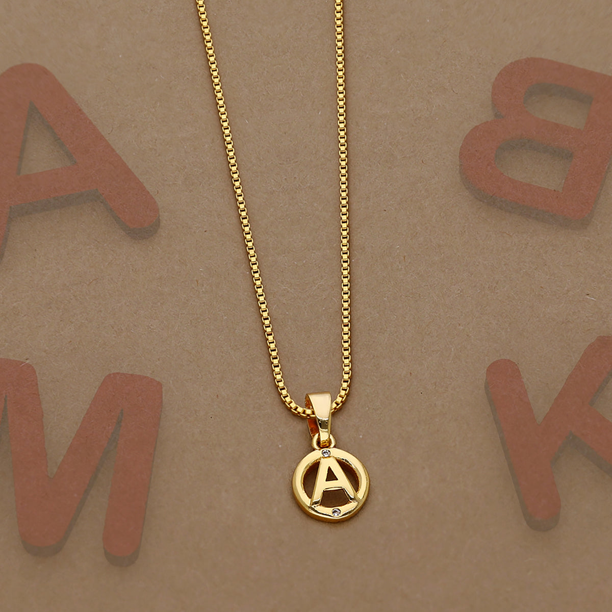 A Initial Necklace