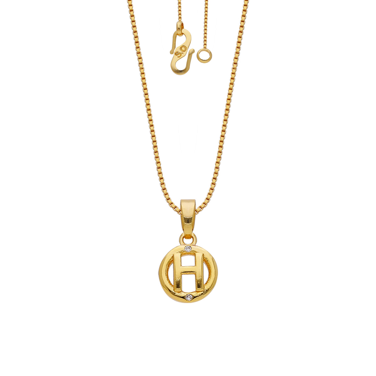 H Initial Necklace