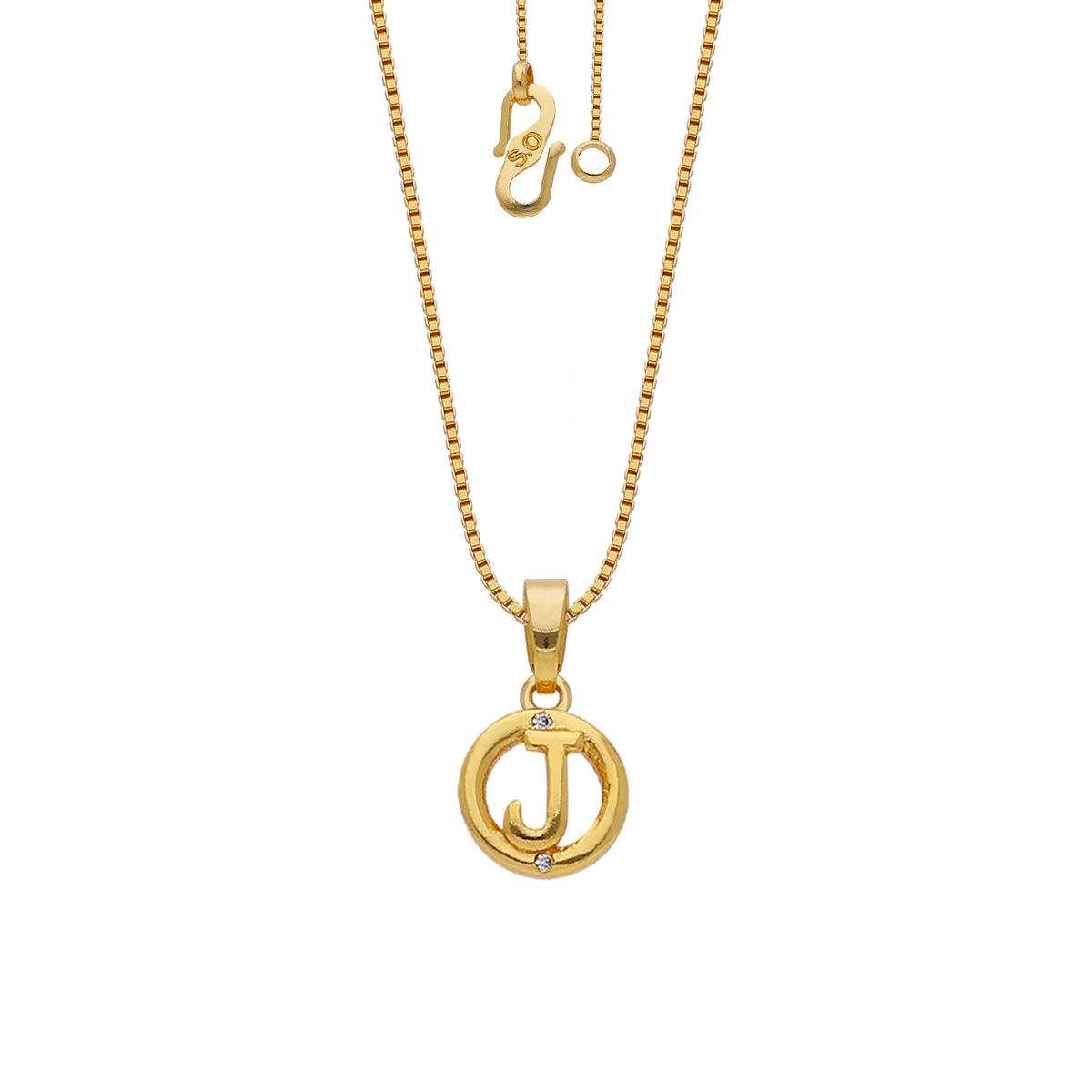 J Initial Necklace