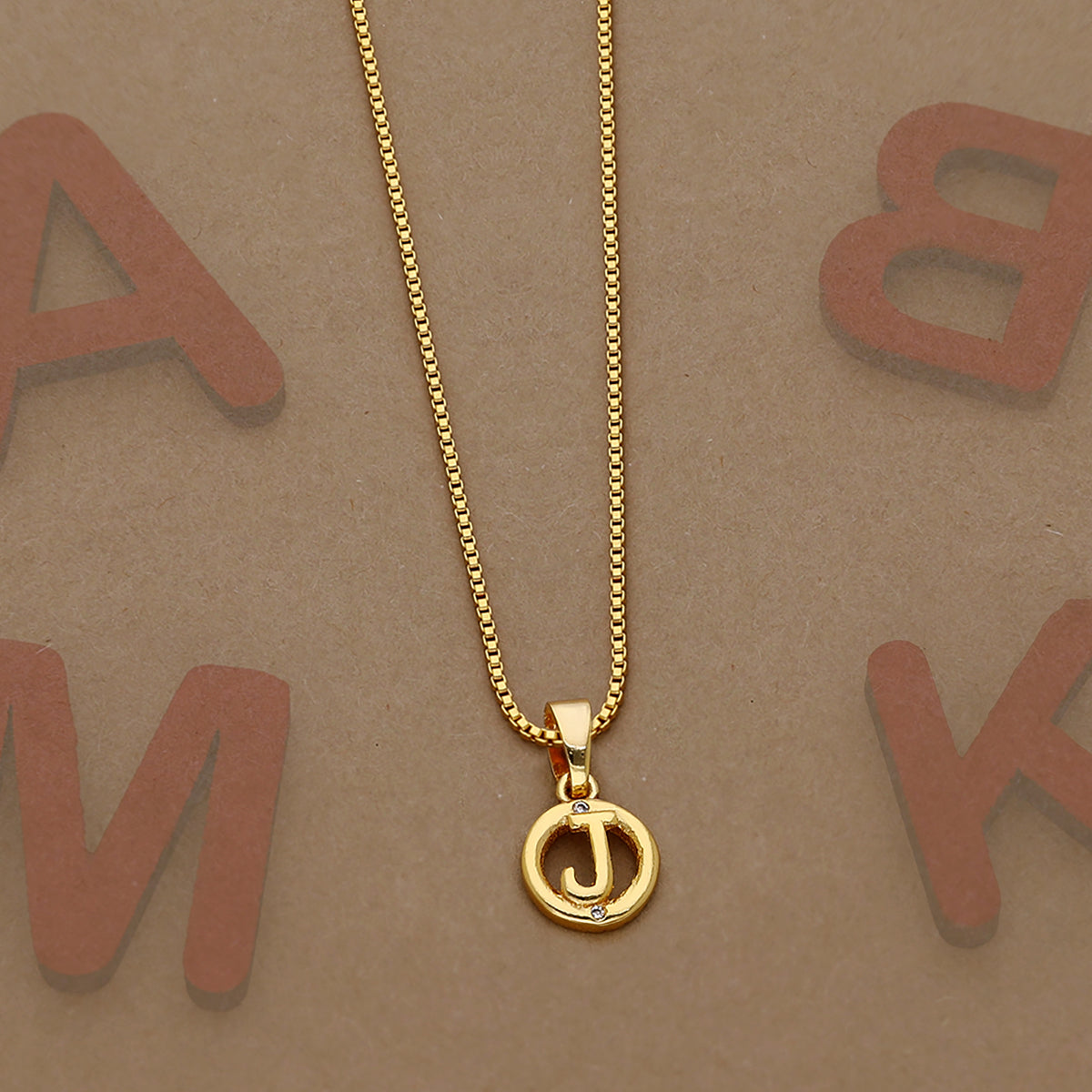 J Initial Necklace
