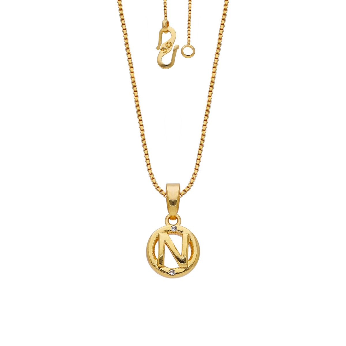 N Initial Necklace