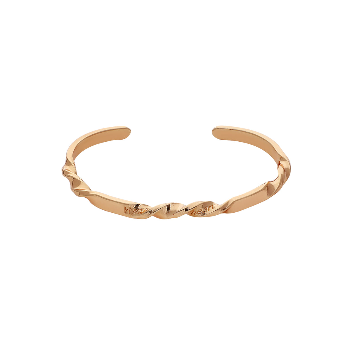Gold Plated Minimal Cuff Bracelet