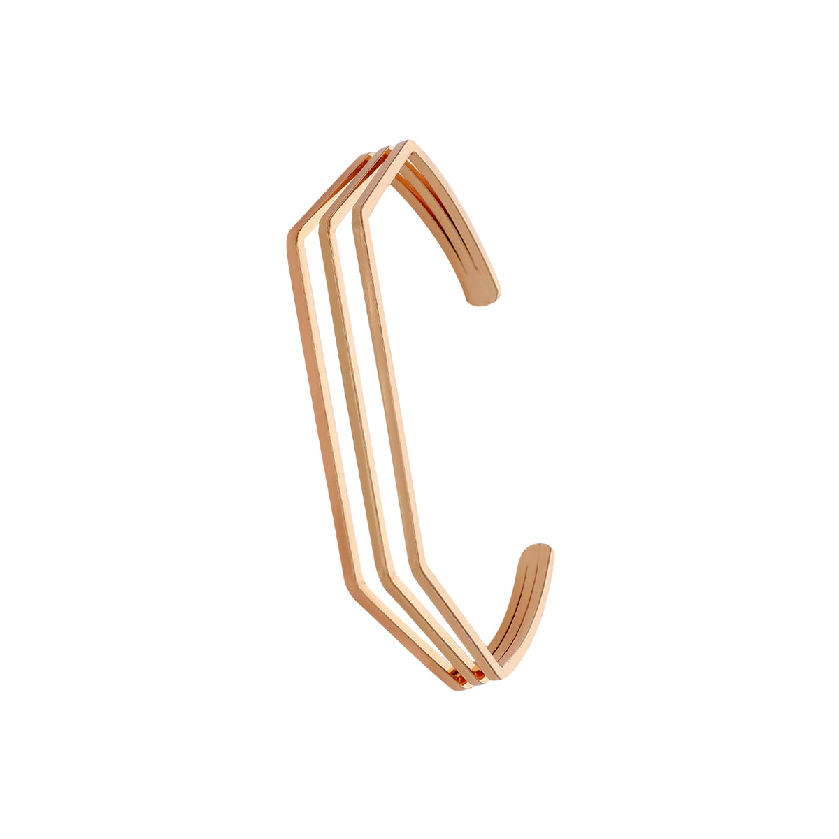 Gold Plated Delicate Kada Bracelet