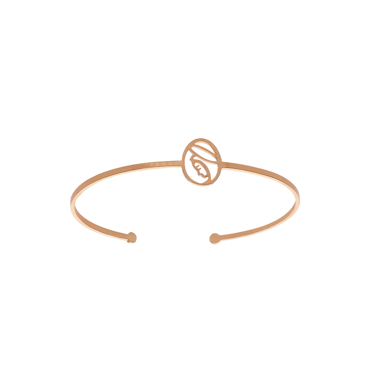 Gold Plated Statement Kada Bracelet