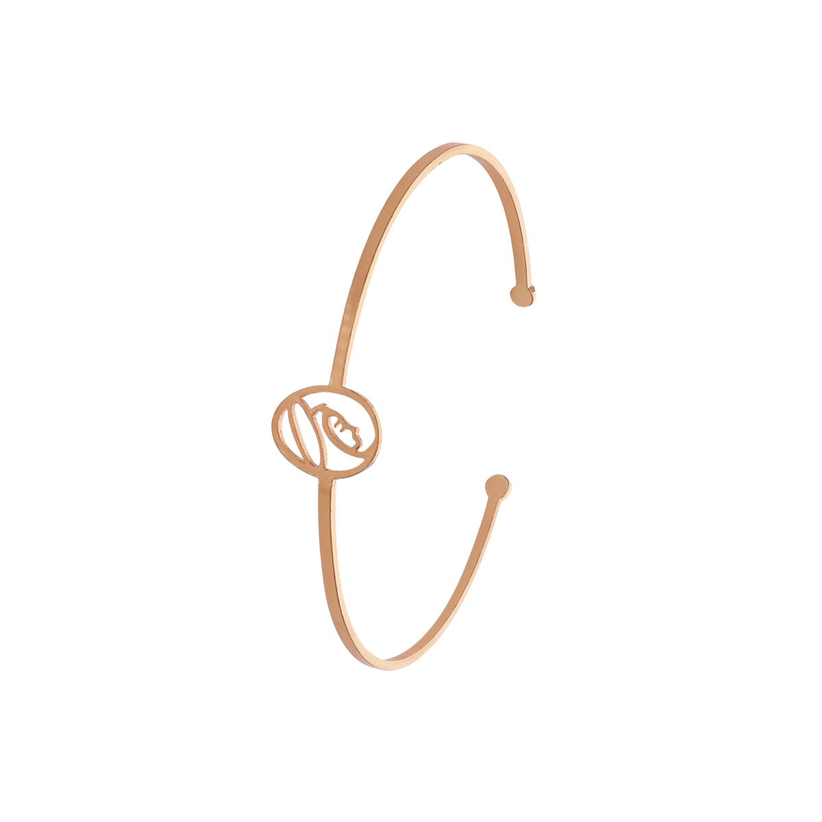 Gold Plated Statement Kada Bracelet