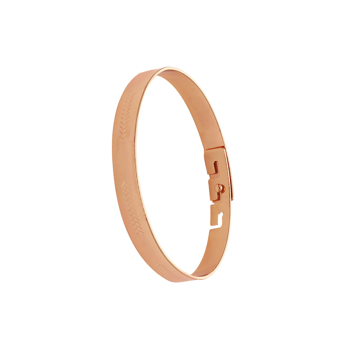 Gold Plated Modern Kada Bracelet