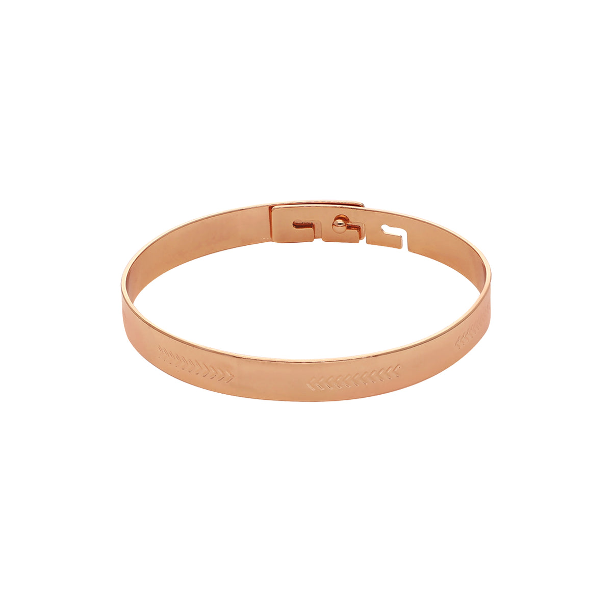 Gold Plated Modern Kada Bracelet