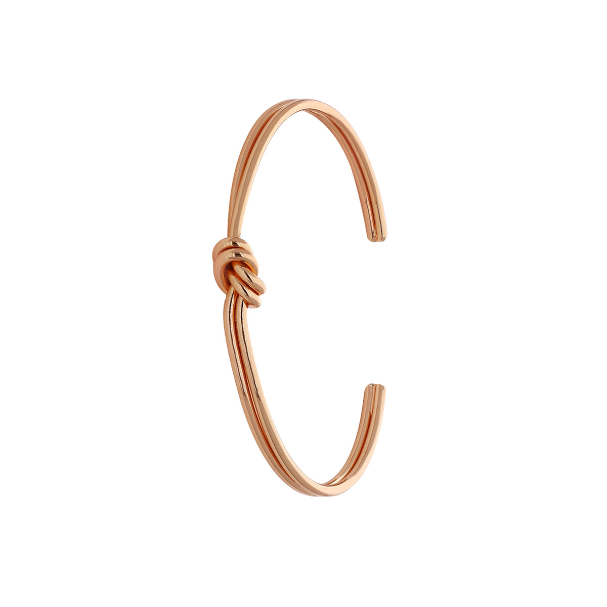 Gold Plated Knot Cuff Bracelet