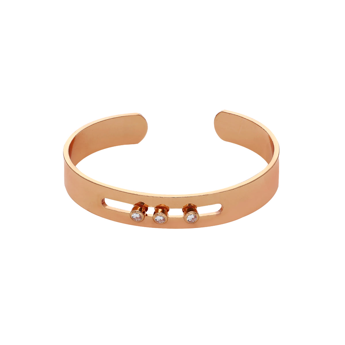 Gold Plated Dainty Kada Bracelet