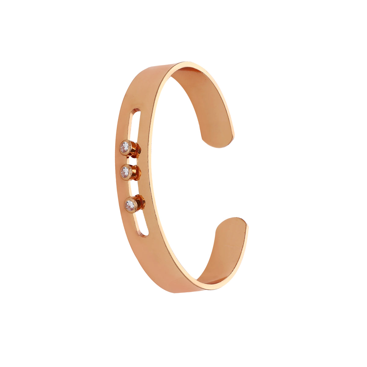 Gold Plated Dainty Kada Bracelet