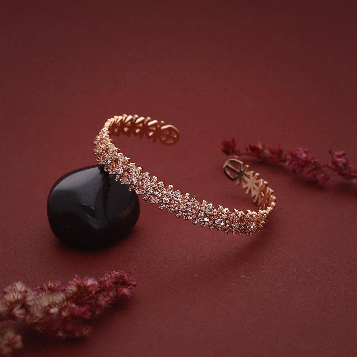Floral Crystal Bracelet